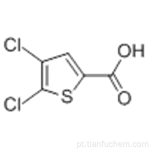 Ácido 4,5-diclorotiofeno-2-carboxílico CAS 31166-29-7